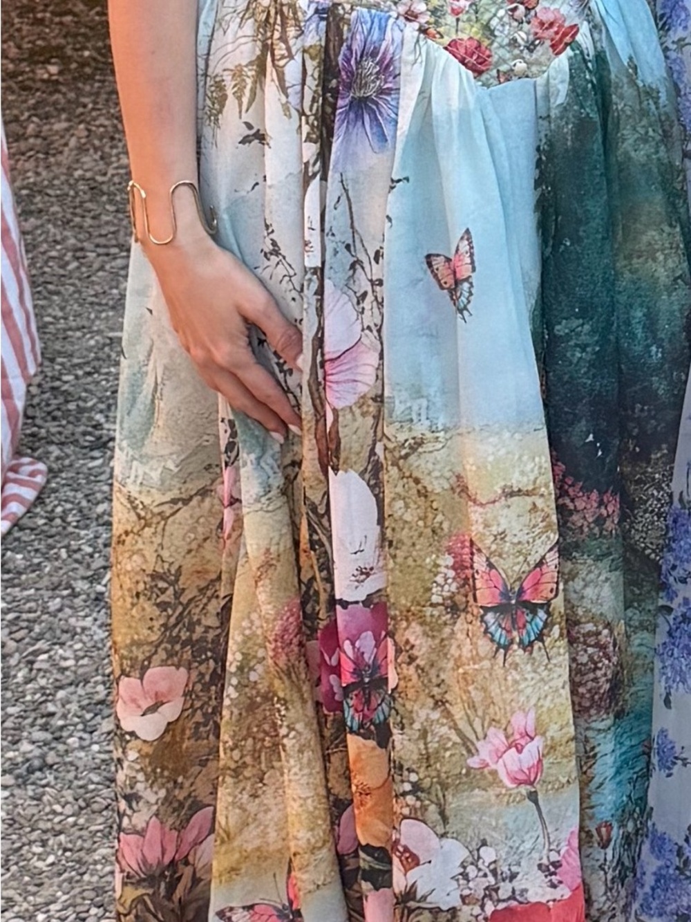 Anthropologie Muse Basque-Waist Midi Dress - Picture 7 of 9